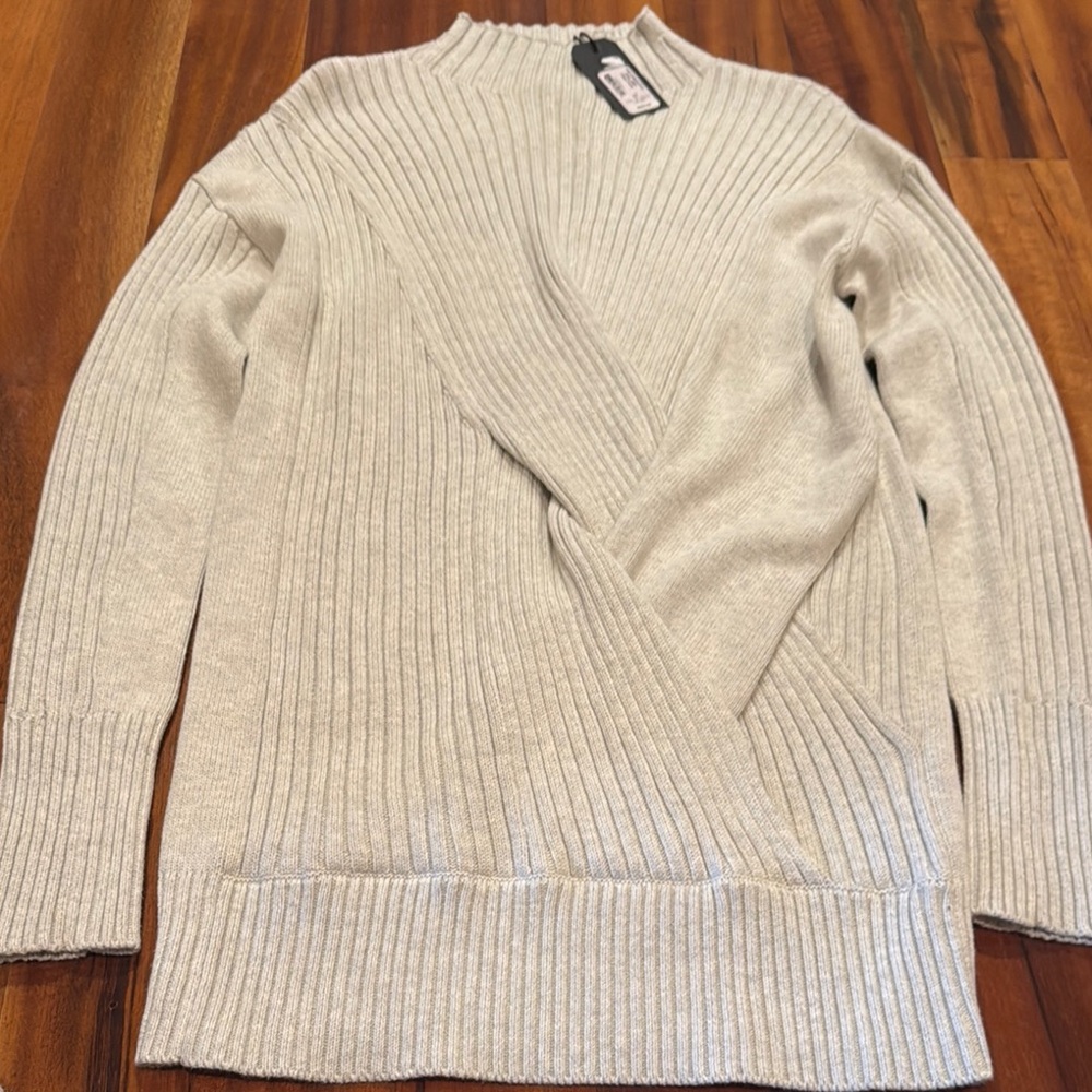 Elegant Cream Women's Sweater